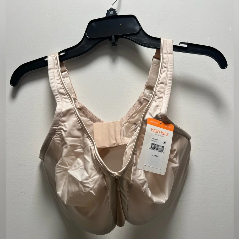 NEW WARNERS Underwire Unlined Womens Bra Size: 42DDD